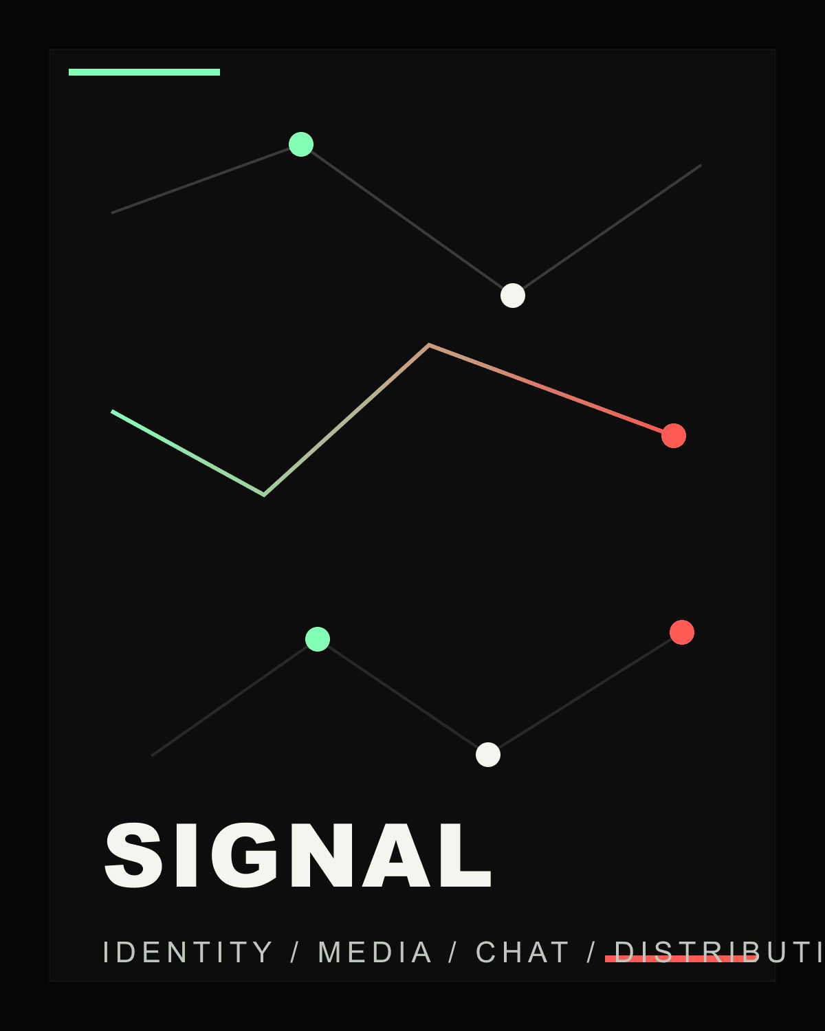 Abstract network art for Musk XChat overview